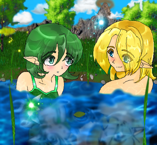 Link and Saria:dream in Hyrule