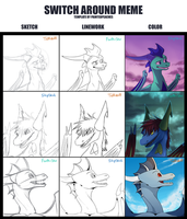 ARTIST COLLAB MEME GO