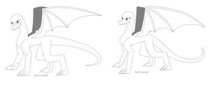 Dragon Reference Base Male Dragon Reference Base- 2 by Draken-Dystopia on DeviantArt