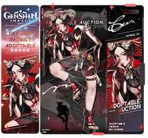[OPEN] Genshin Impact - Adoptable #151 AUCTION by VoXsis