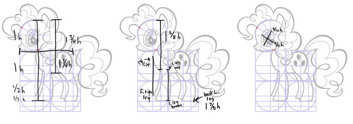 MLP FiM G4 Body Measurements by Nimaru