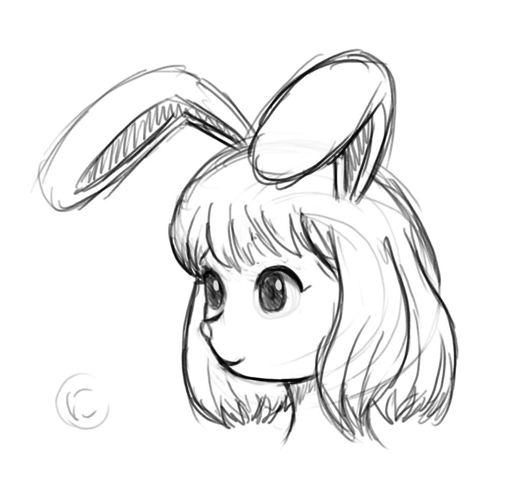 Carrot - 3/4th view sketch