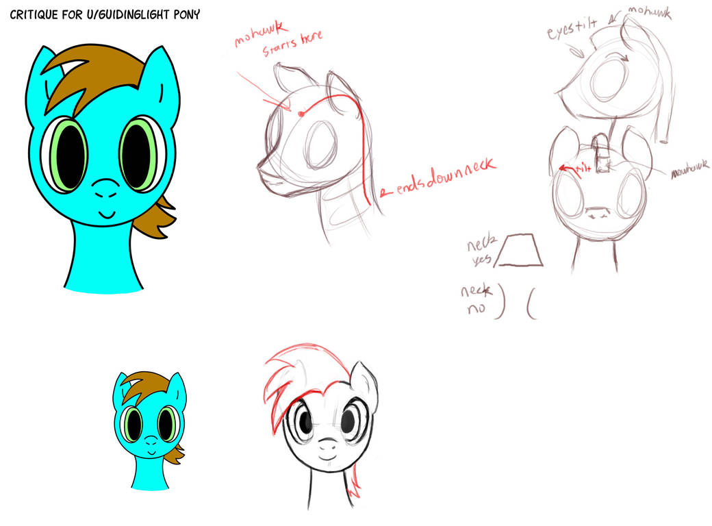 Sketchover - Pony head sketch by Nimaru on DeviantArt