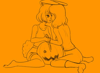 Carrot And Shiori Pumpkin
