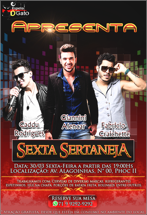 Flyer Espeto de Gato by thiagoarantes20