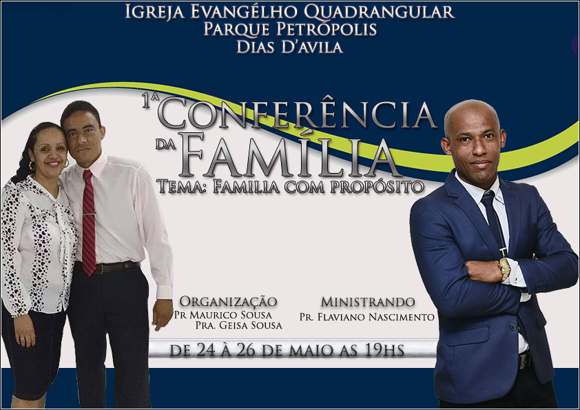 Banner Primeira Conferencia da Familia