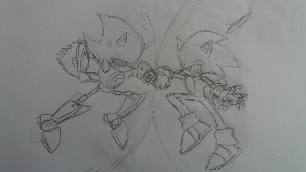 Metal Sonic (HYPERDRIVE) VS Android Sonic by soniclesthehedgehog on  DeviantArt