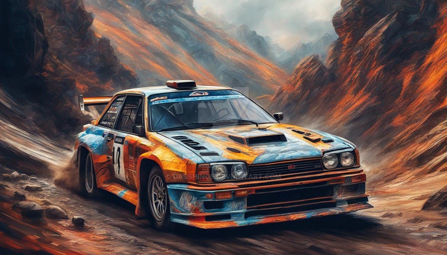 Rally Car Drawing by dasShinoe on DeviantArt