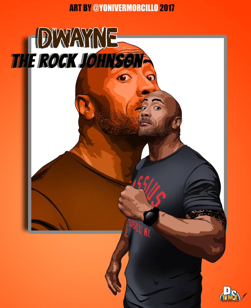 Dwayne Johnson Vector Art by Yoniver on DeviantArt