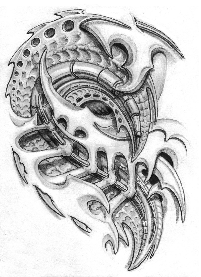 biomechanical chest piece.