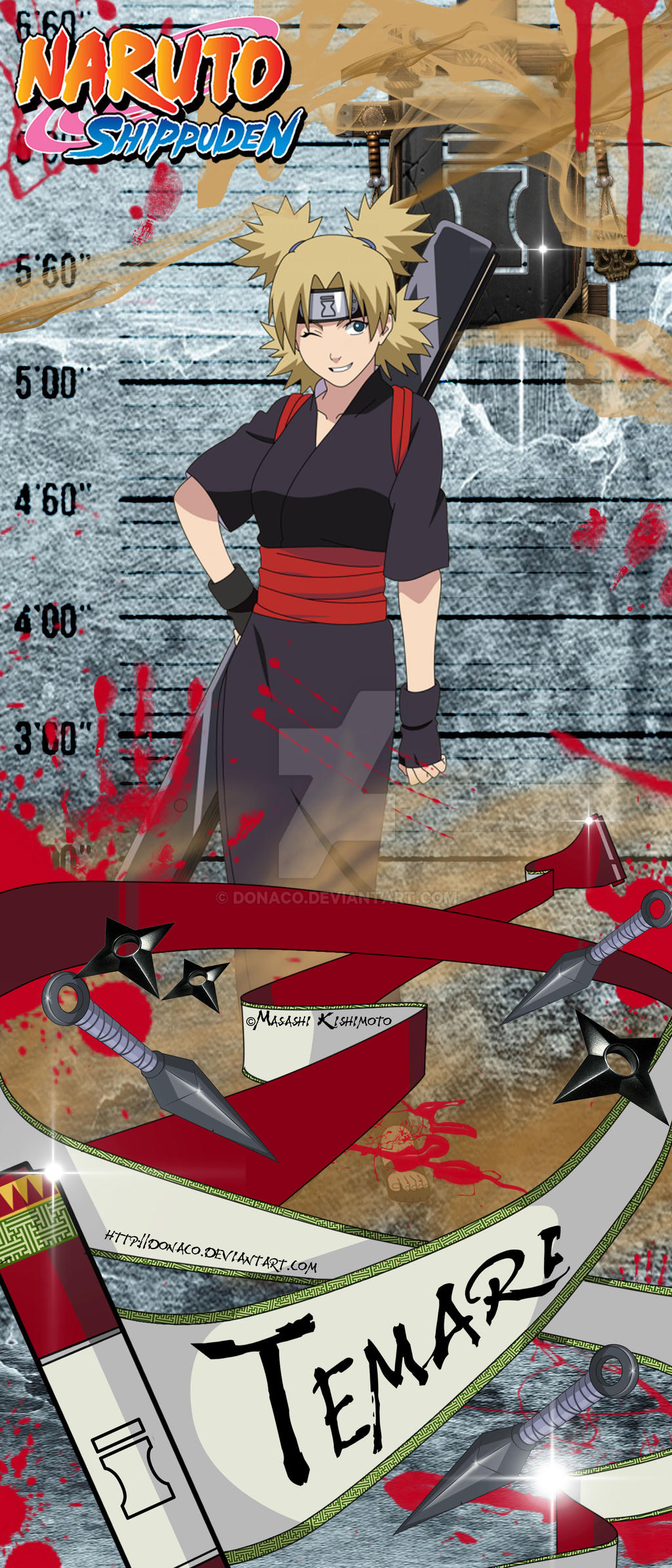Naruto Ino Yamanaka Temari Hinata Hyuuga Anime Poster