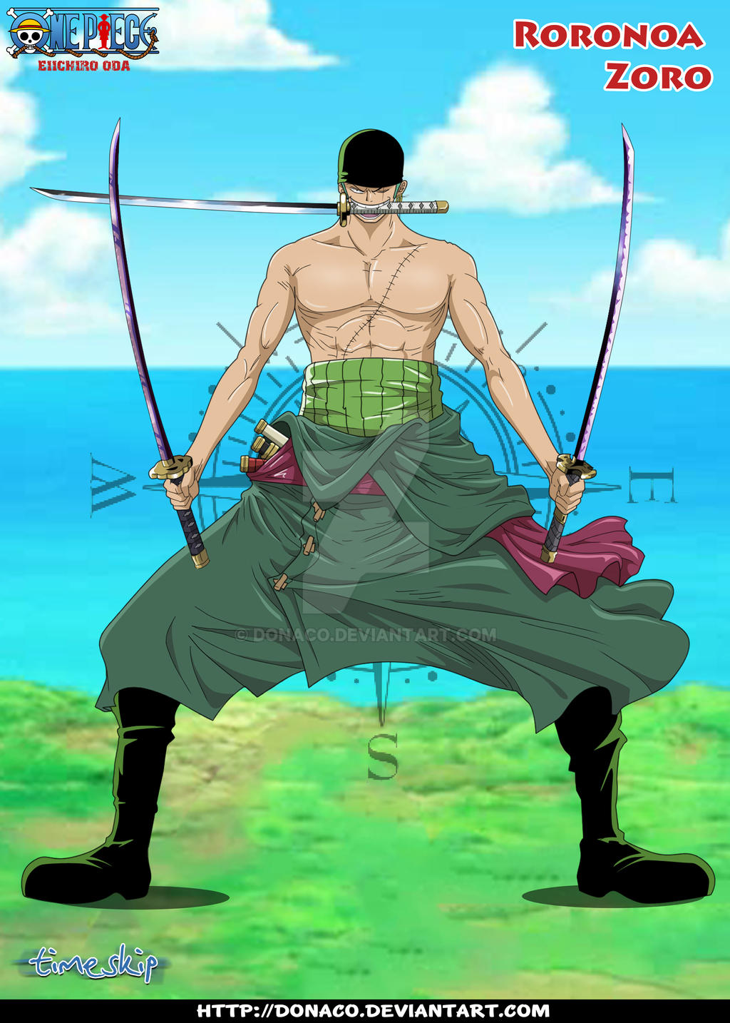 Roronoa Zoro Timeskip by donaco on DeviantArt