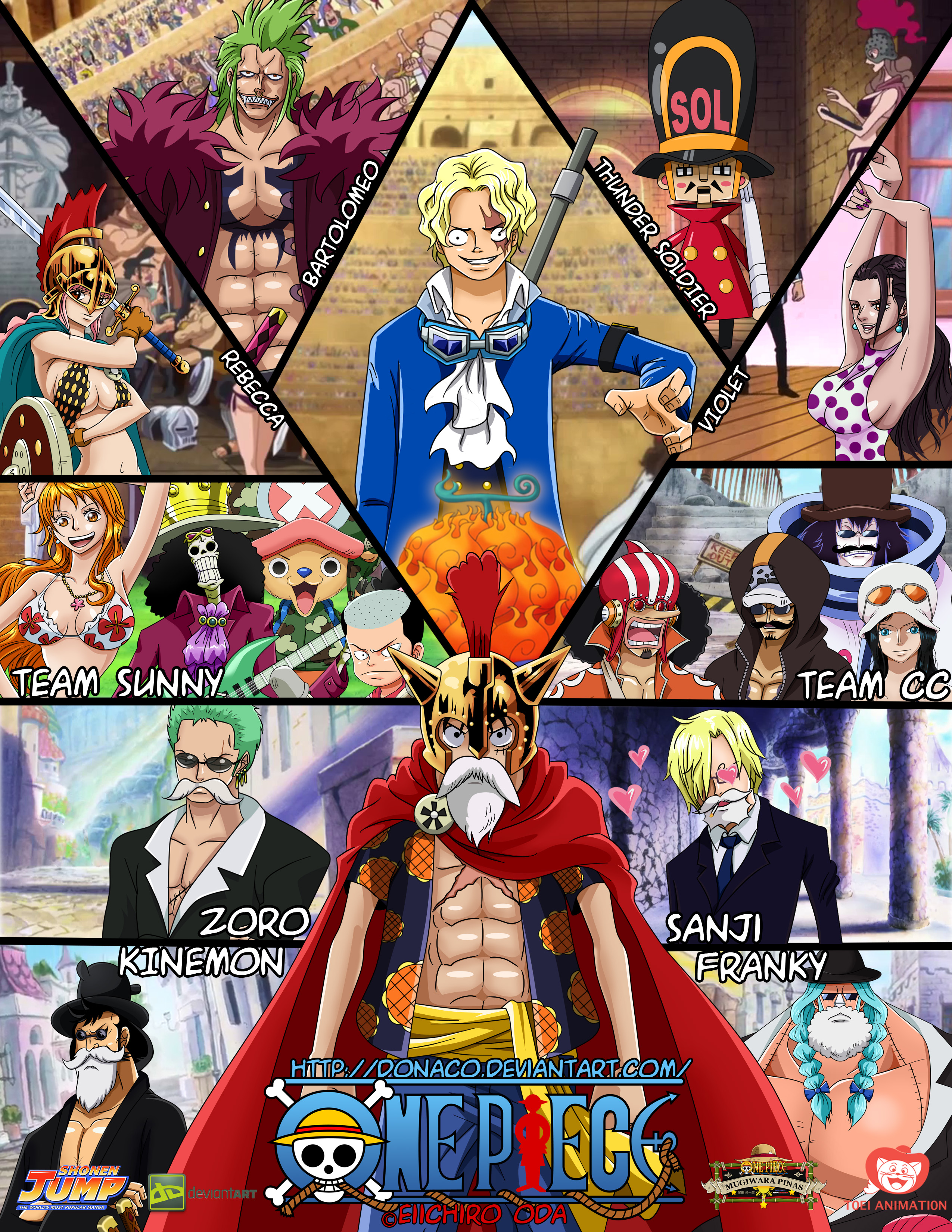 Mera Mera no Mi One Piece Poster by RobinChan