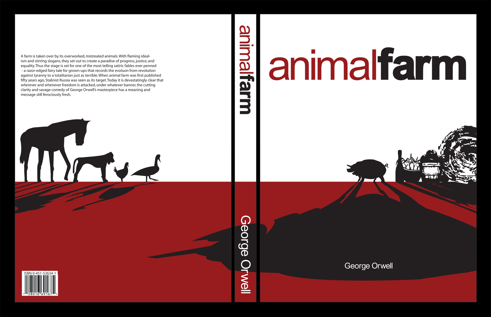 Animal Farm Cover by uppercasem on DeviantArt Animal Farm Cover by uppercasem on DeviantArt