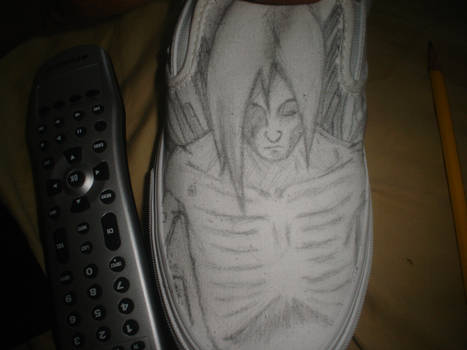 Nagato Pain Vans Shoe Sketch 3