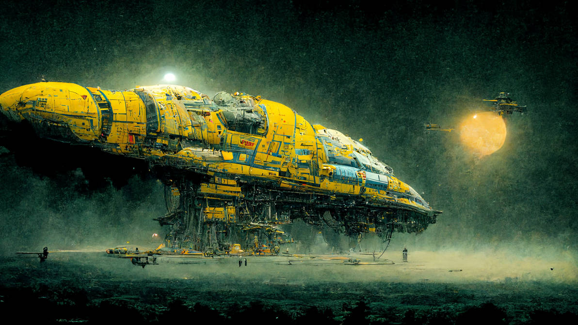 CFORS chris foss spaceship HR Giger 4k 8k 949f4be1 by CFORS-2022 on ...