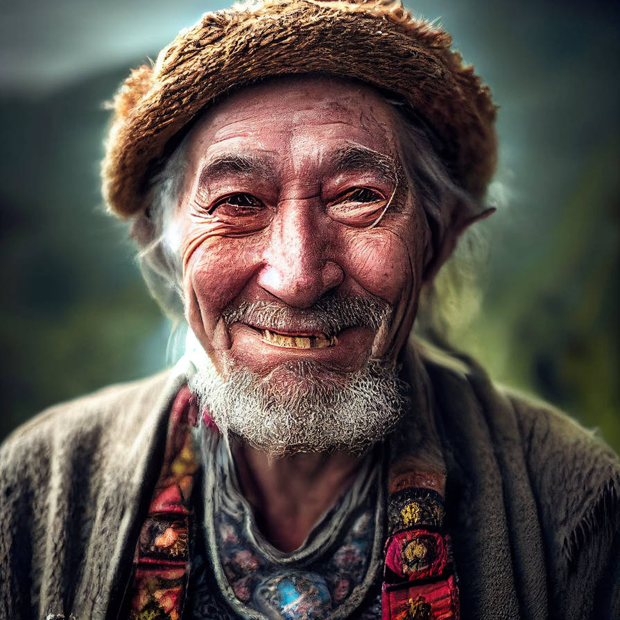 CFORS photo of a grinning old shaman photorealisti by CFORS-2022 on ...