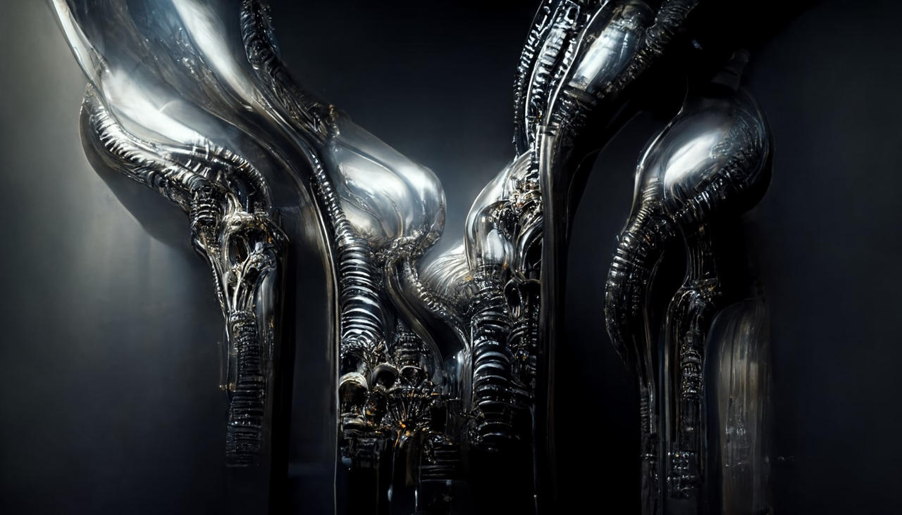 CFORS H. R. Giger biomorph architecture very compl by CFORS-2022 on ...