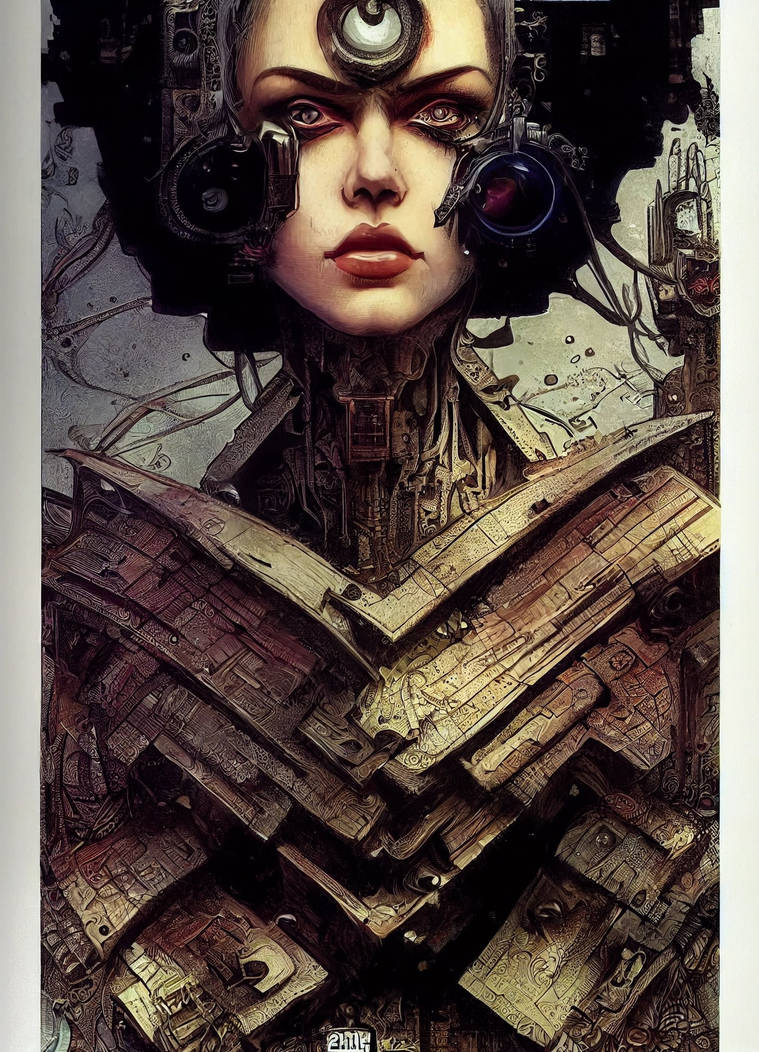 Humanoid Pin CFORS a beautiful humanoid pin-up by Enki Bilal an by CFORS-2022 on ...