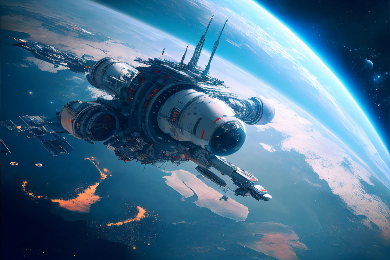 CFORS scifi futuristic space station detailed cine by CFORS-2022 on ...