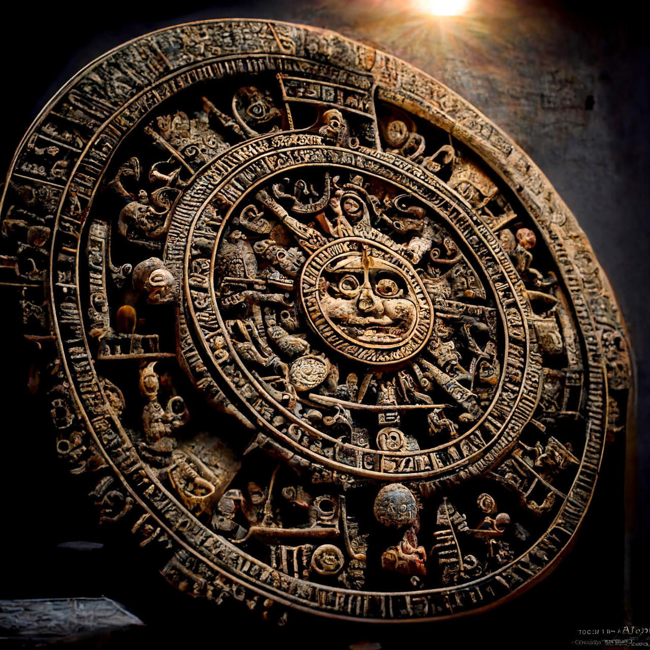 CFORS a mayan solar calendar detailed real photo d by CFORS-2022 on ...