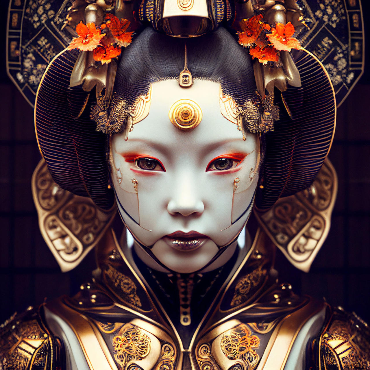 CFORS photographic shot scifi a robot geisha in tr by CFORS-2022 on ...
