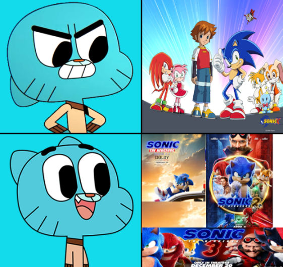 Gumball Perfer The Sonic Movies Over Sonic X By CB2477 On DeviantArt gumball-perfer-the-sonic-movies-over-sonic-x-by-cb2477-on-deviantart