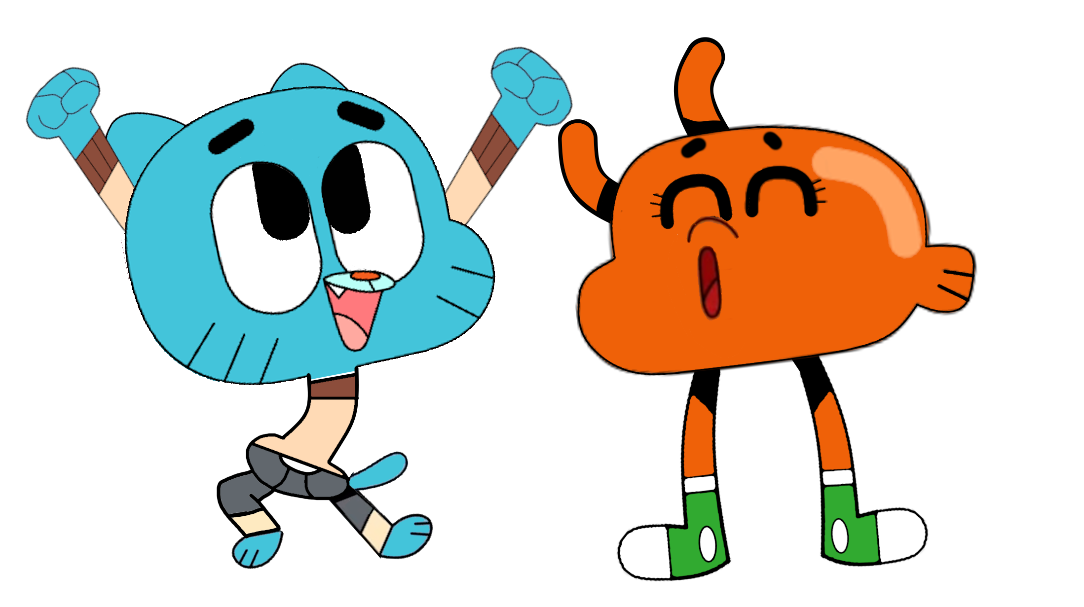 Gumball and Darwin Celebrate by CB2477 on DeviantArt
