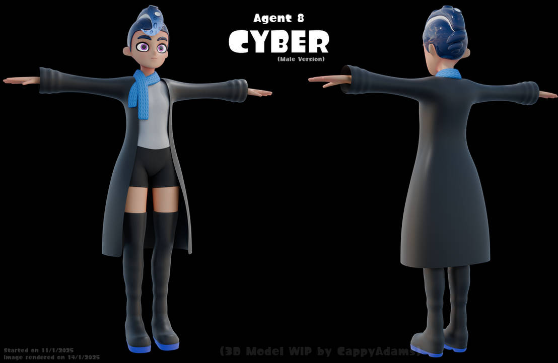 Agent8 CYBER (Work in Progress) by CappyAdams on DeviantArt