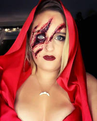 Little dead riding hood makeup