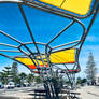 Seating area on Scarborough beach 13/5/2021