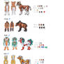 Zodiac Demons Super Giant Ref Sheet