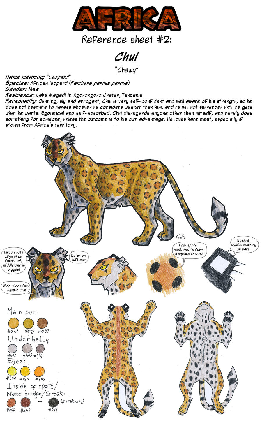 Reference Sheet - Chui