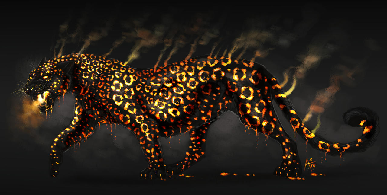 Lava Leopard by ARVEN92 on DeviantArt