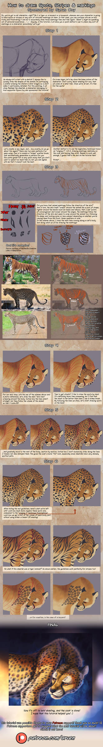 Patreon Tutorial: How To Draw Spots And Markings