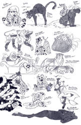 Patreon Sketches December '20 - Merry Christmas!