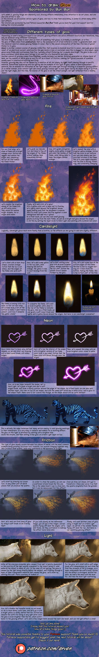 Patreon Tutorial: How To Draw Glowing Things