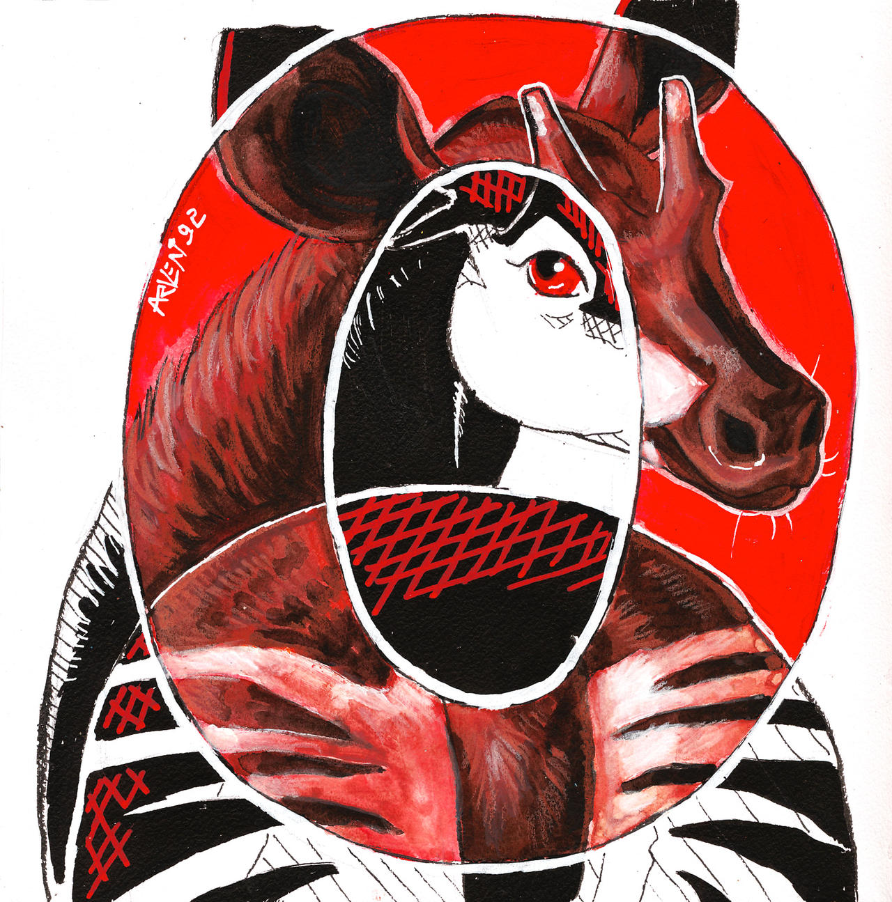 O is for... Okapi! by ARVEN92 on DeviantArt