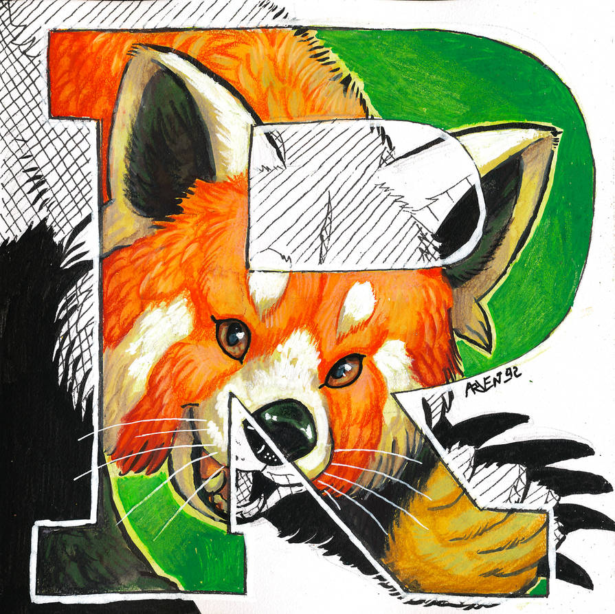R is for... Red Panda! by ARVEN92 on DeviantArt