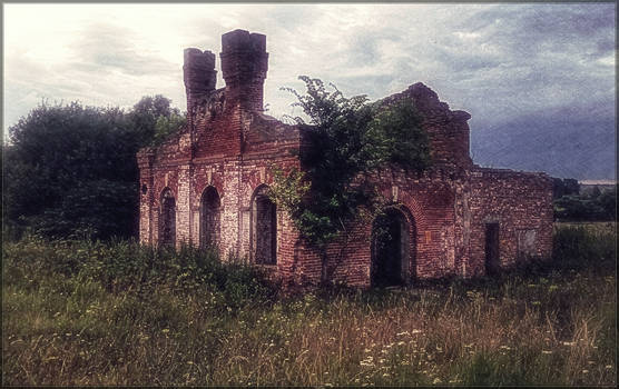 XVIII century abandoned house