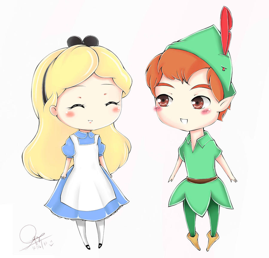 Alice Pan Alice and Peter Pan by neruteru on DeviantArt