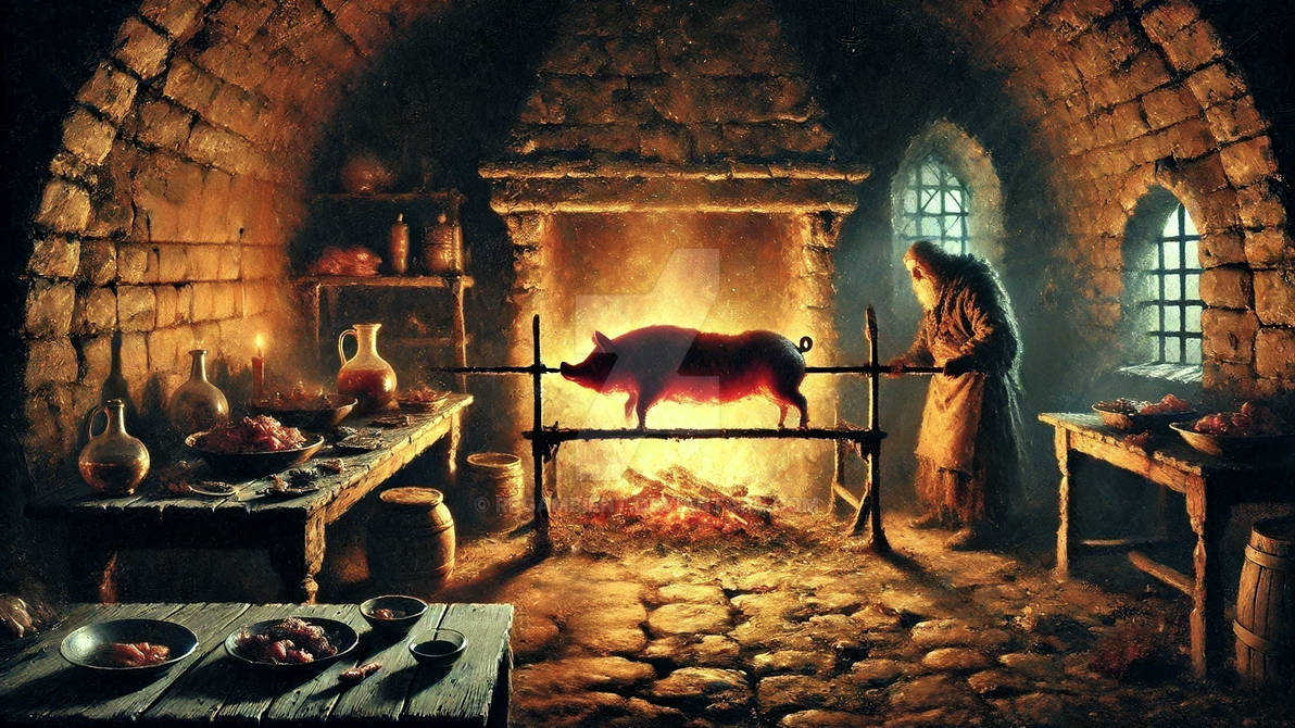 Castle Kitchen Layout The Medieval Castle Kitchen by RpgAmbient on DeviantArt