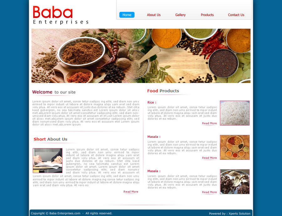 Website Design by clickshoaib on DeviantArt