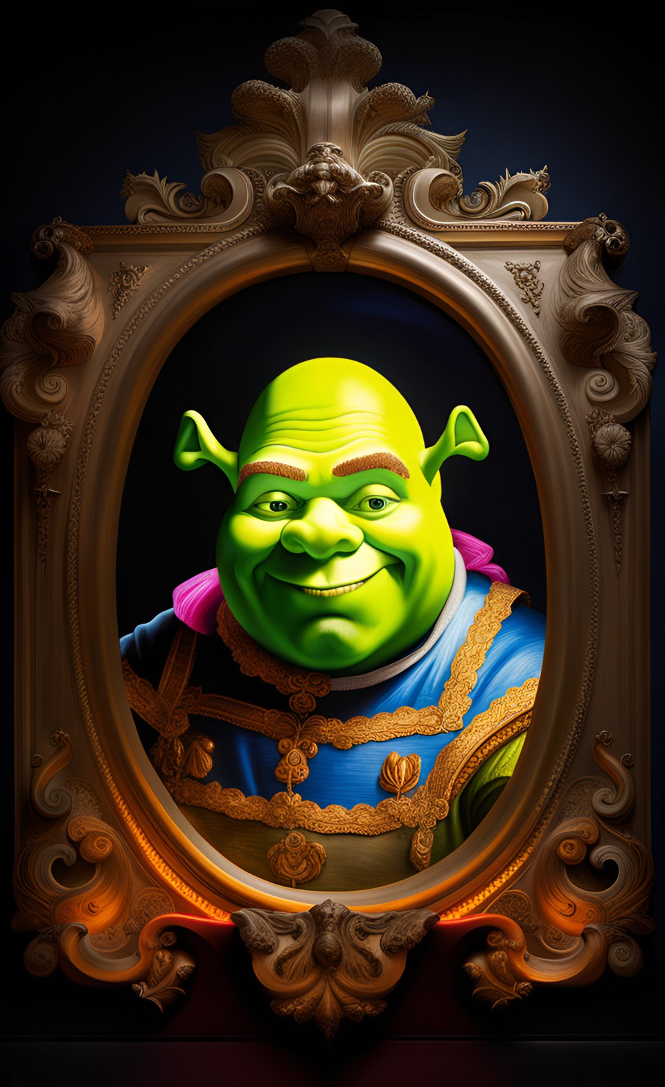 Sharak Shrek portrait by fox4355 on DeviantArt