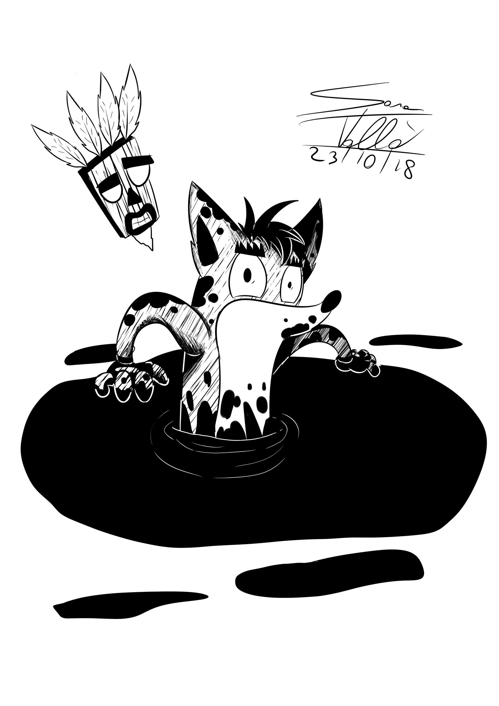 Inktober #23 - Muddy
