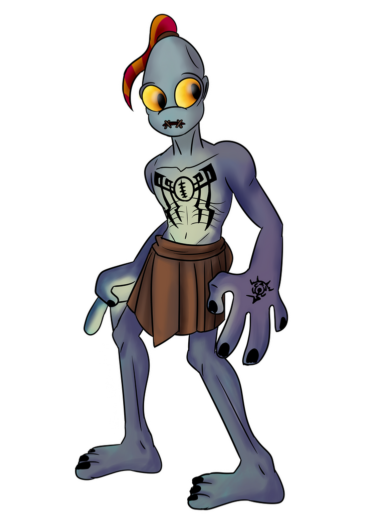 Oddworld - Abe by SkullVal-2000 on DeviantArt