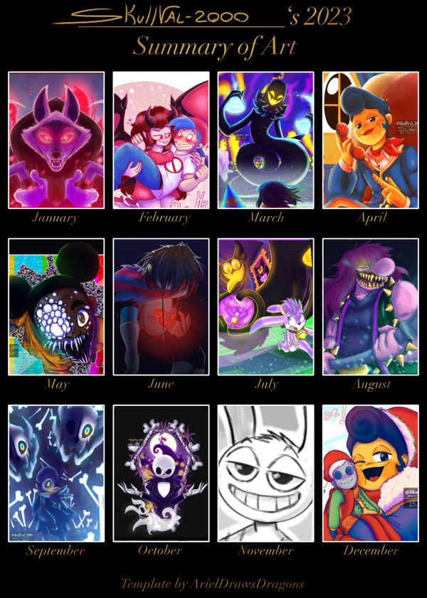 Art summery 2023! by SkullVal-2000 on DeviantArt