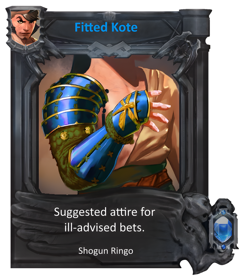 Shogun Ringo Rare Card Shogun Ringo - Fitted Kote by vgmms on DeviantArt