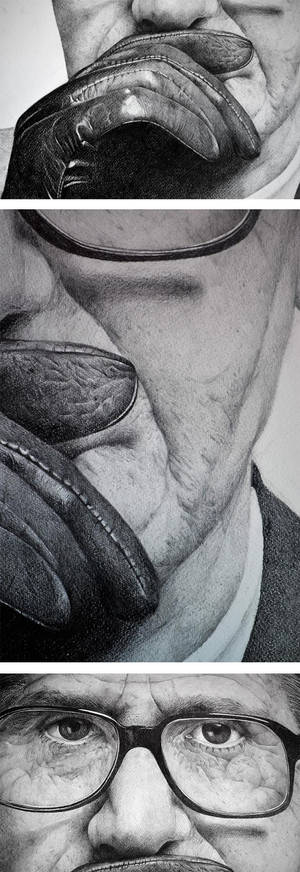 Gary Oldman zoomed detail