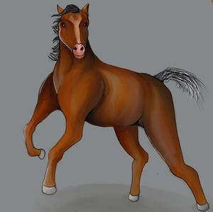 horse painting